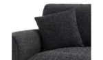 Habitat Lisbon Fabric 3 Seater Sofa - Charcoal - Image 2
