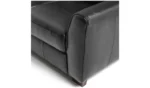 Habitat Milford Leather 2 Seater Sofa - Black - Image 8