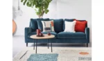 Habitat Swift Velvet 2 Seater Sofa - Moss Green - Image 4