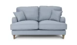 Habitat Matilda Velvet 2 Seater Sofa - Light Blue - Image 9