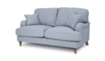 Habitat Matilda Velvet 2 Seater Sofa - Light Blue - Image 5