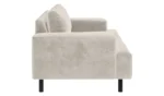Habitat Julien Velvet 2 Seater Sofa - Natural - Image 3