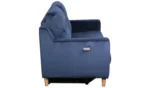 Habitat Emerson Velvet 2 Seater Recliner Sofa - Navy Blue - Image 5