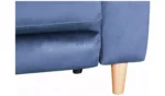 Habitat Emerson Velvet 2 Seater Recliner Sofa - Navy Blue - Image 10