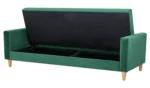 Habitat Brooks Clic Clac Storage Fabric Sofa Bed - Green - Image 9