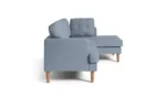 Habitat Joshua Fabric Right Hand Corner Chaise Sofa - Blue - Image 6
