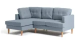 Habitat Joshua Left Hand Corner Chaise Sofa - Blue - Image 6