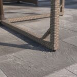 4 Seater Brown Rattan Cube Garden Dining Set - Parasol Included - Fortrose - Image 4