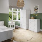 Kids White Painted Bedside Table with Drawer - Harper - Image 2