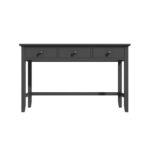 Kids Grey Solid Wood Desk with 3 Drawers - Harper - Image 3