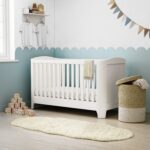 White Pine Nursery Furniture 2-Piece Set with Curved Edges including Cot Bed and Changing Table - Shiloh - Image 6