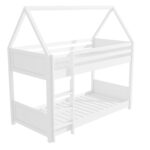 House Bunk Bed in White - Coco - Image 4