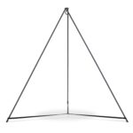 Hangout Pod Ink Blue & Black Circular Hammock Bed with Stand - Image 5