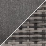 4 Seater Grey Rattan Garden Corner Sofa Set - Fortrose - Image 4