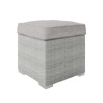 8 Seater Grey Rattan Garden Corner Dining Sofa Set with Height Adjustable Table - Fortrose - Image 3