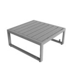 2 Seater Grey Garden Rattan Modular Bistro Set & Lounger - Fortrose - Image 8