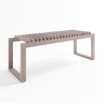 2 Seater Solid Beech Cutter Bench -120 x 40cm - Como - Image 2