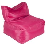 Pink Outdoor Water Resistant Bean Bag Chair - Como - Image 2