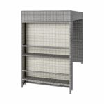 6 Stools Garden Bar Cube Set in Natural Rattan - Fortrose - Image 5