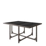 10 Seater Dark Grey Rattan Cube Garden Dining Set - Fortrose - Image 5