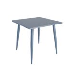 4 Seater Grey Aluminium Garden Dining Set - Como - Image 5