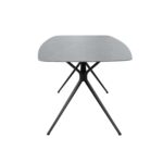 6 Seater Garden Dining Set with Woven Wicker Chairs & Stone Table Top - Image 3