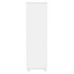White Painted Pine 3 Door Triple Wardrobe with Drawers - Hamilton - Image 2