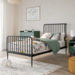 Single Black Metal Bed Frame - Jackson