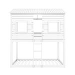 House Bunk Bed in White - Jasper - Image 2