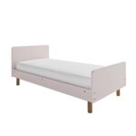 Pink Wooden Single Scandi Bed Frame - Juni - Image 3