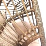 GRADE A1 - Wicker Garden Egg Swing Chair - Como - Image 6