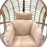 GRADE A1 - Wicker Garden Egg Swing Chair - Como - Image 5
