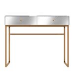 Mirrored Dressing Table with 2 Drawers - Lola - Image 2