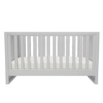 Light Grey Pine Wood Convertible 2-in-1 Cot Bed - Mason - Image 6