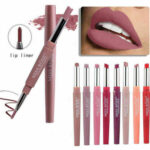 Double Head Lipstick Lip Liner Waterproof Pencil / Pen Matte Long Lasting Makeup - Image 2