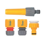 HOZELOCK SPRAYER & HOSE FITTINGS STARTER KIT 4 PIECES