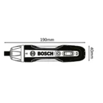 BOSCH GO 3.6V 1 X 1.5AH LI-ION COOLPACK CORDLESS SCREWDRIVER - Image 6